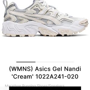 BRAND NEW Asics Womens WMNS Gel Nandi 'Cream' Marathon Running Shoes/Sneakers